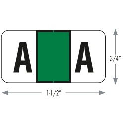 A-Z Labels Jeter 3/4&quot;