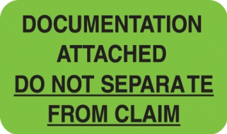 Documentation Attached 1-1/2"x7/8"  Fl-Green, 250/Roll<br />11-MAP2650