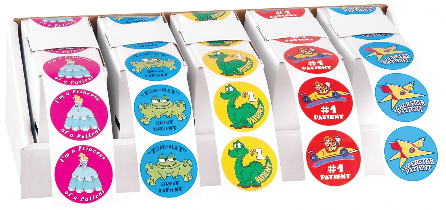 Children's Sticker Container ONLY (choose 5 rolls), 1 Unit