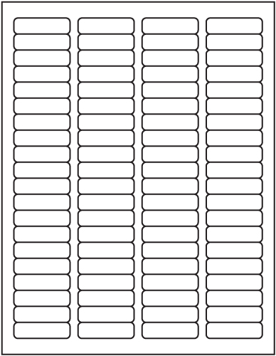 Laser/Inkjet Label Sheets, 100/Pkg